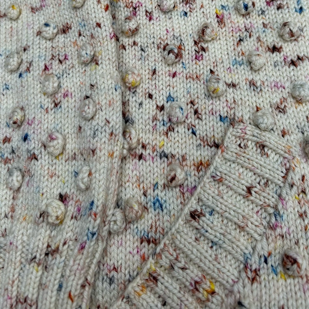 Misha & Puff Merino Wool Confetti Long Popcorn Sweater - Picture 8 of 13